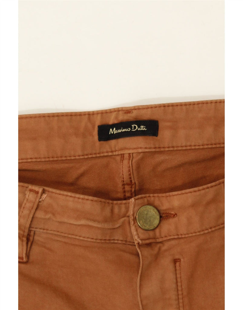 MASSIMO DUTTI Womens Skinny Casual Trousers EU 40 Medium W30 L30 Beige Vintage Massimo Dutti and Second-Hand Massimo Dutti from Messina Hembry 