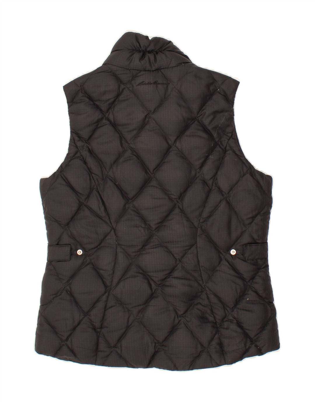 EDDIE BAUER Womens Padded Gilet UK 10 Small Black Nylon Vintage Eddie Bauer and Second-Hand Eddie Bauer from Messina Hembry 