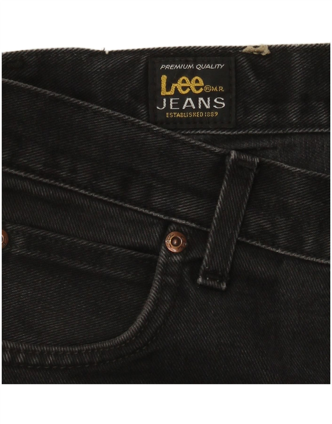 Lee Mens Straight Jeans W32 L30 Black