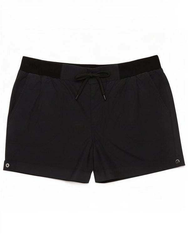 Champion Womens Swimming Shorts UK 16 Large Black Cotton