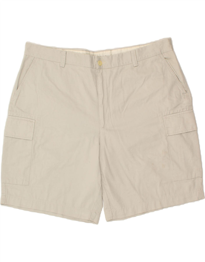 NAUTICA Mens Cargo Shorts W44 2XL Grey Cotton | Vintage Nautica | Thrift | Second-Hand Nautica | Used Clothing | Messina Hembry 