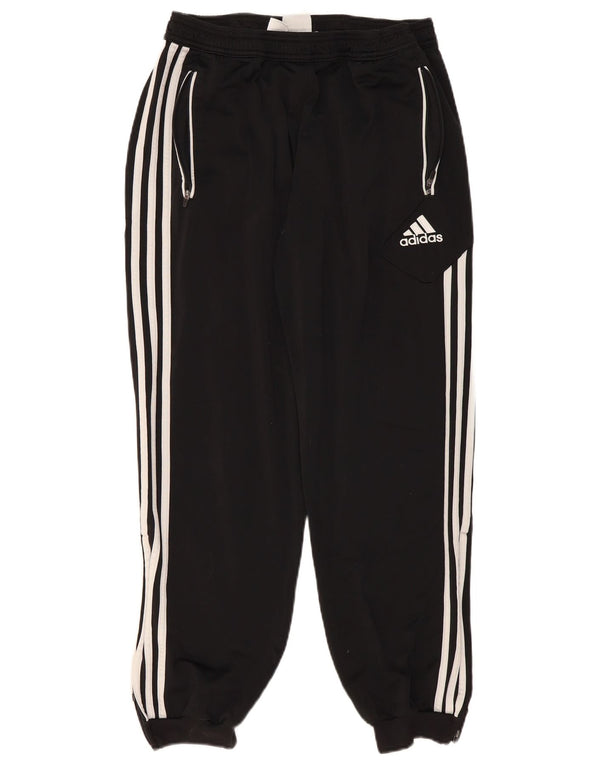 Adidas Mens Tracksuit Trousers Joggers UK 40/42 Medium  Black Polyester