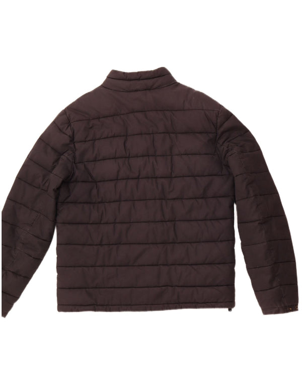 Fat Face Mens Padded Jacket UK 40 Large Black Cotton