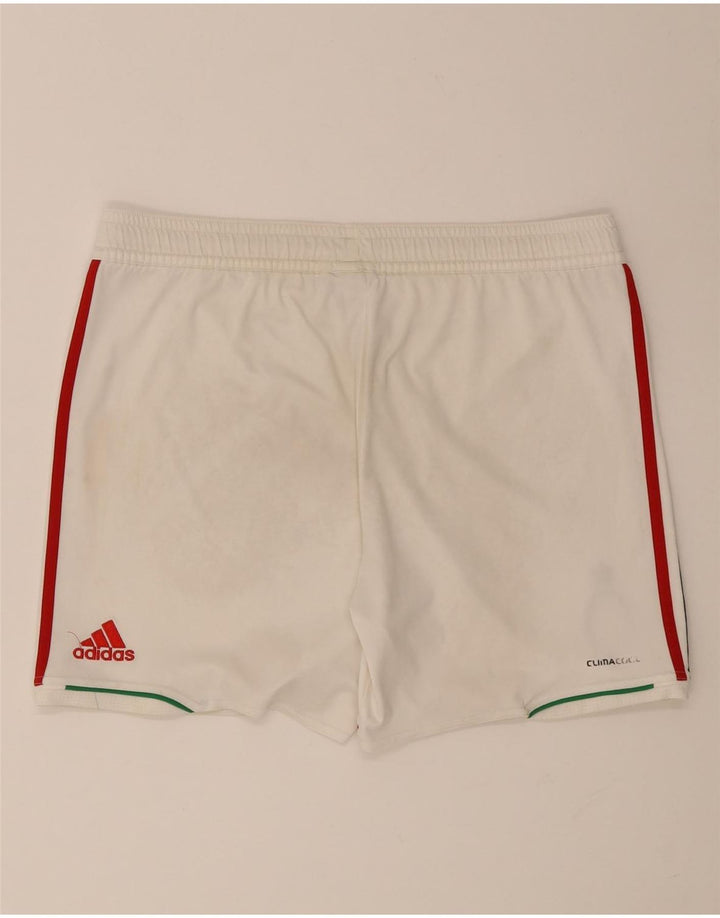 Adidas Mens Sport Shorts Medium White Colourblock Polyester