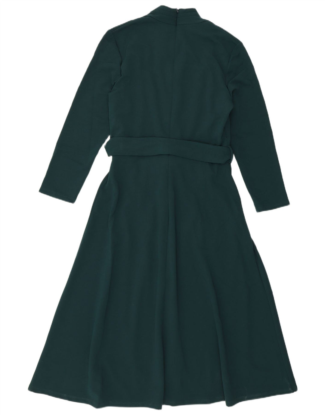 Phase Eight Womens 3/4 Sleeve A-Line Dress UK 12 Medium  Green Polyester