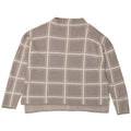 Marks & Spencer Womens Crew Neck Jumper Sweater UK 16 Large Grey Check