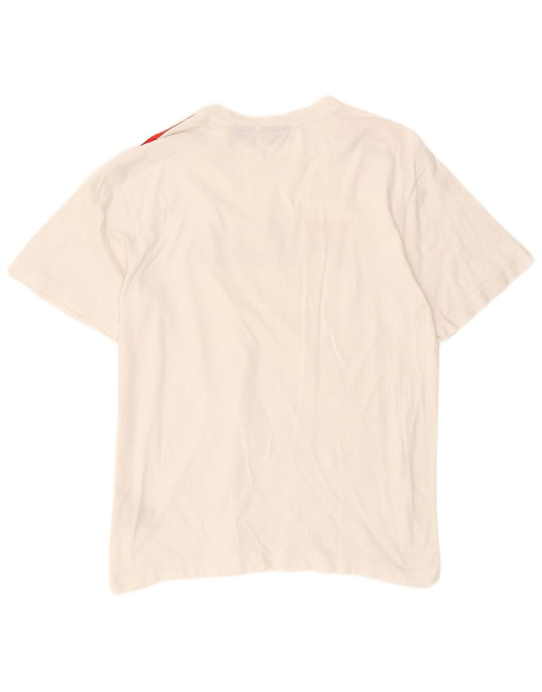 Fila Mens Graphic T-Shirt Top Small White Cotton