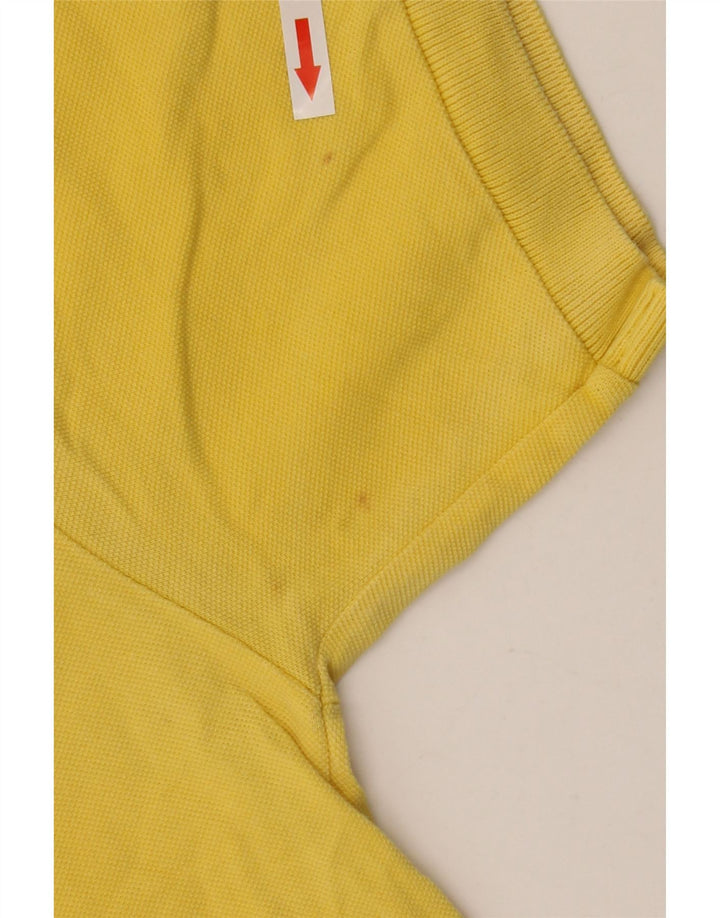 Kappa Mens Polo Shirt Large Yellow Cotton