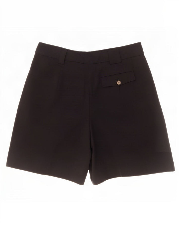 Topshop Womens Pegged Chino Shorts UK 12 Medium W30 Black Polyester