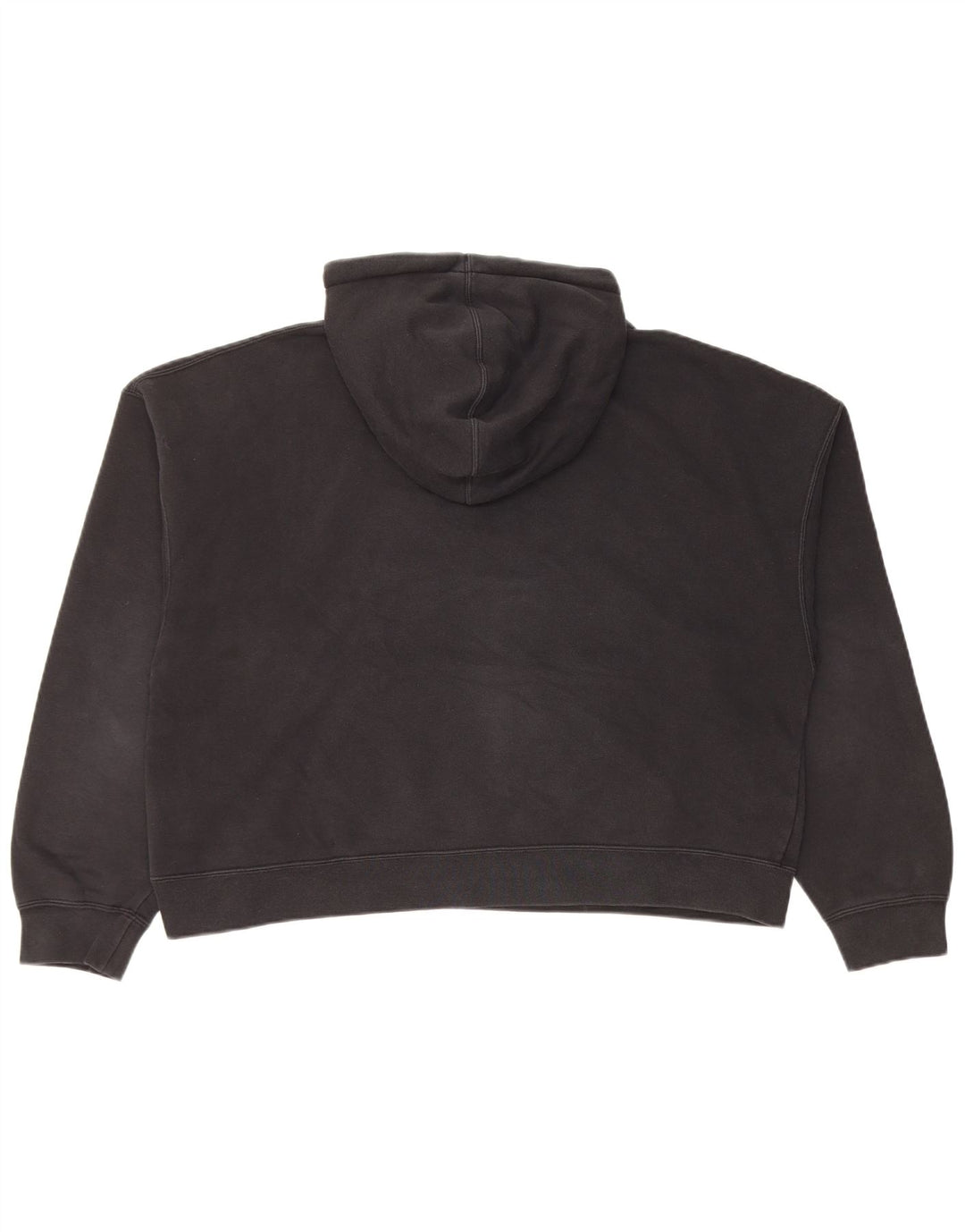 Jordan Womens Crop Oversized Hoodie Jumper UK 10 Small Black