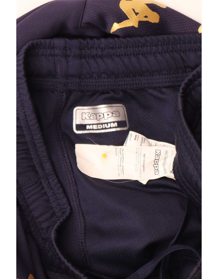Kappa Mens Sambenedettese Graphic Tracksuit Trousers Medium Navy Blue