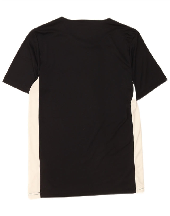 Adidas Mens Climalite T-Shirt Top XS Black Colourblock Polyester