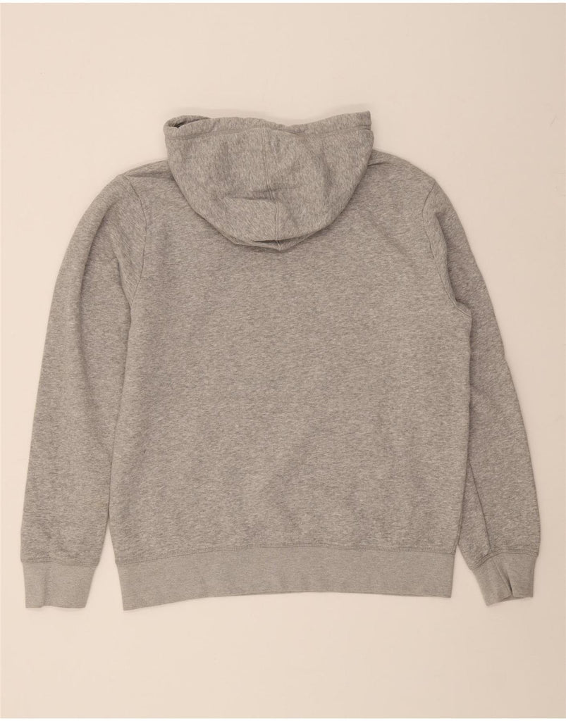 REEBOK Mens Graphic Hoodie Jumper Medium Grey Cotton Vintage Reebok and Second-Hand Reebok from Messina Hembry 