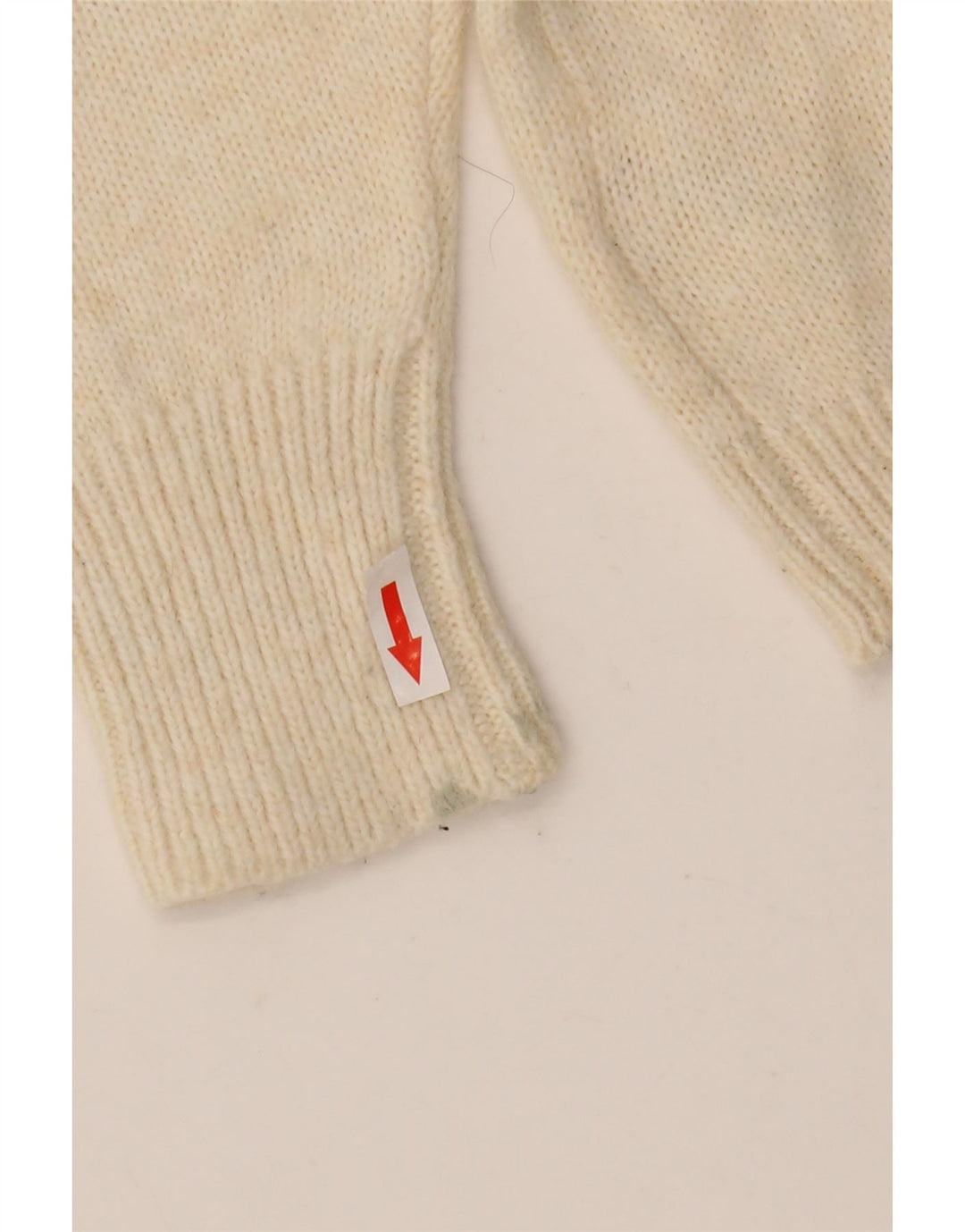 Marks & Spencer Womens Crew Neck Jumper Sweater UK 14 Medium White