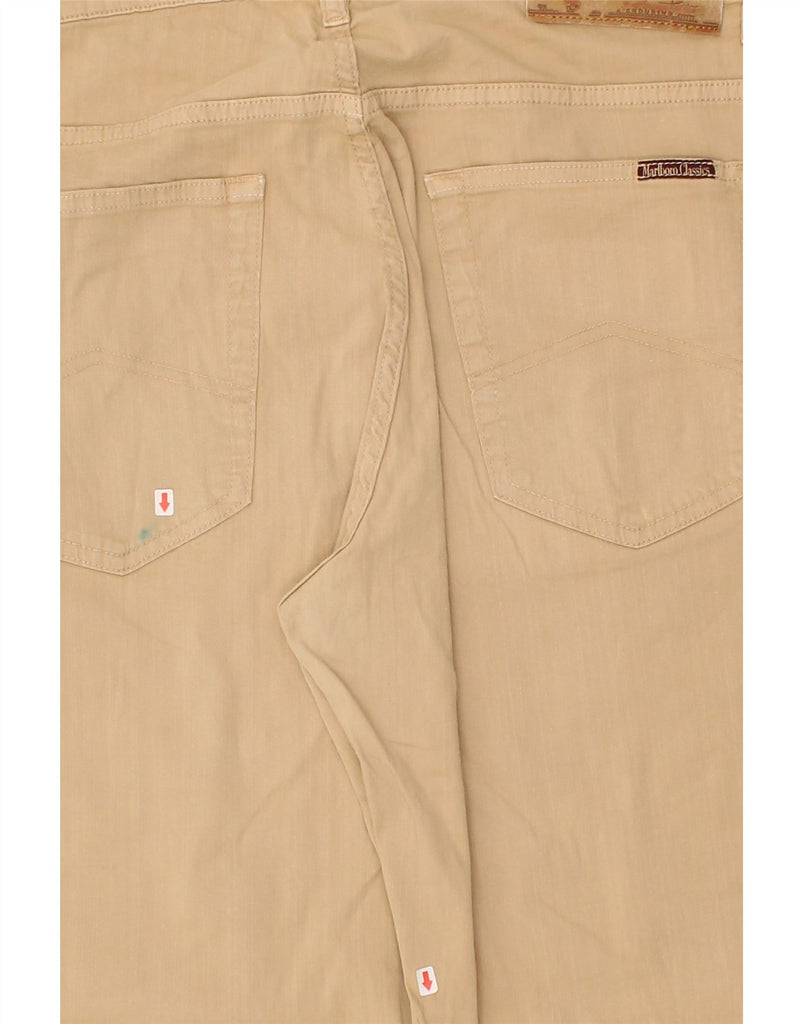 MARLBORO CLASSICS Mens Straight Casual Trousers W34 L30 Beige Cotton | Vintage Marlboro Classics | Thrift | Second-Hand Marlboro Classics | Used Clothing | Messina Hembry 