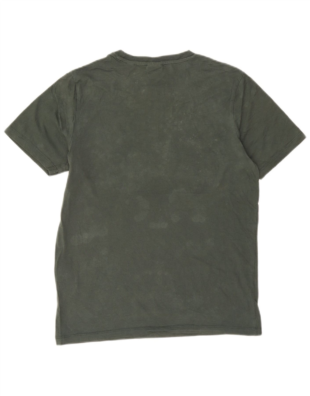 Jack & Jones Mens Graphic T-Shirt Top Medium Green Cotton