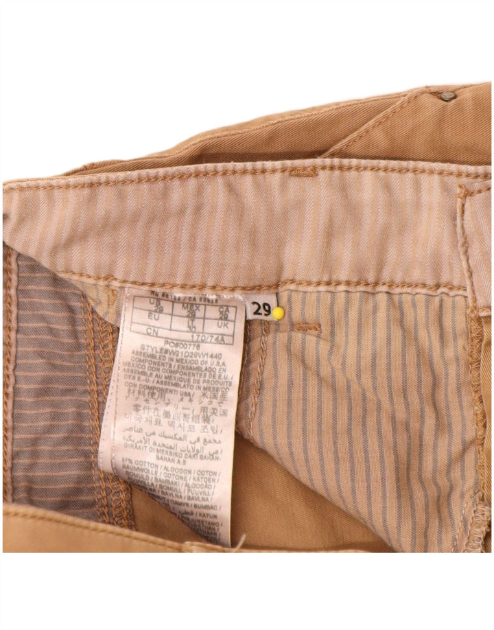 Guess Womens Mini Skirt W29 Medium Beige Cotton