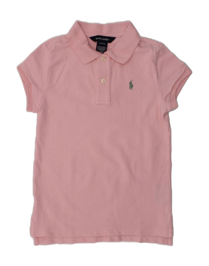 RALPH LAUREN Boys Polo Shirt 8-9 Years Medium Pink Cotton | Vintage Ralph Lauren | Thrift | Second-Hand Ralph Lauren | Used Clothing | Messina Hembry 
