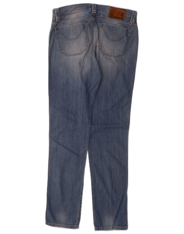 Jeckerson Womens Slim Jeans W31 L33 Blue Cotton