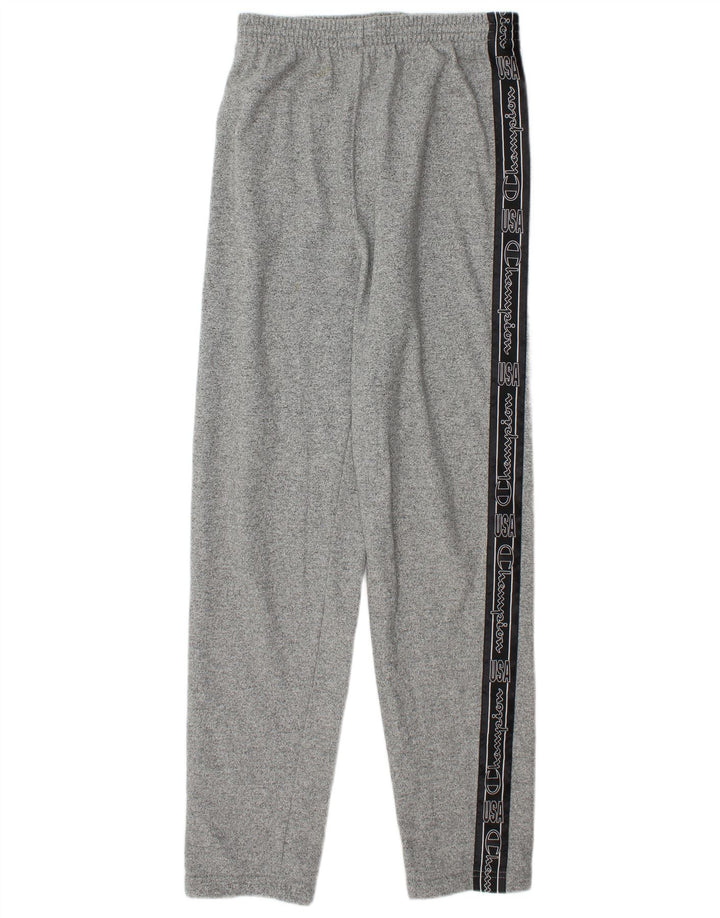 Champion Mens Graphic Full Tracksuit Medium Grey Flecked Cotton