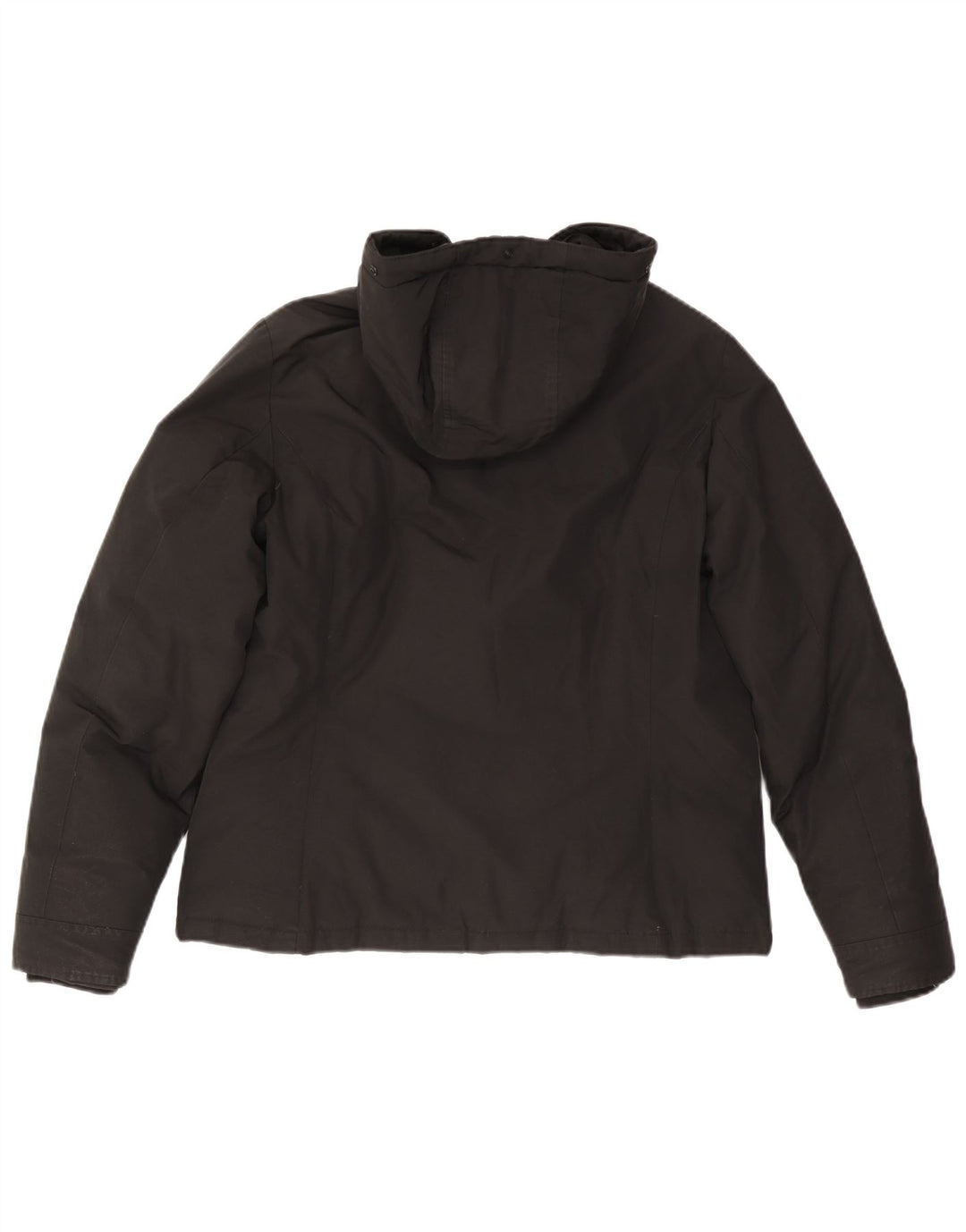 Woolrich Womens Hooded Oversized Padded Jacket UK 18 XL Black Cotton