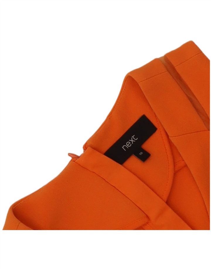 Next Womens Sleeveless Shift Dress UK 10 Small Orange