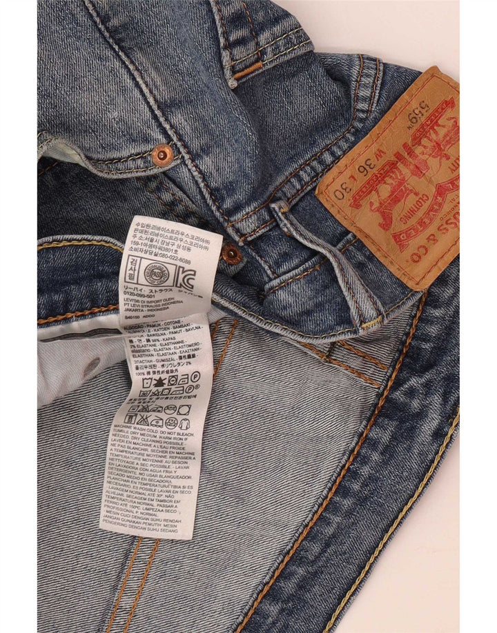 Levi's Mens 559 Denim Shorts W36 Large Blue Cotton
