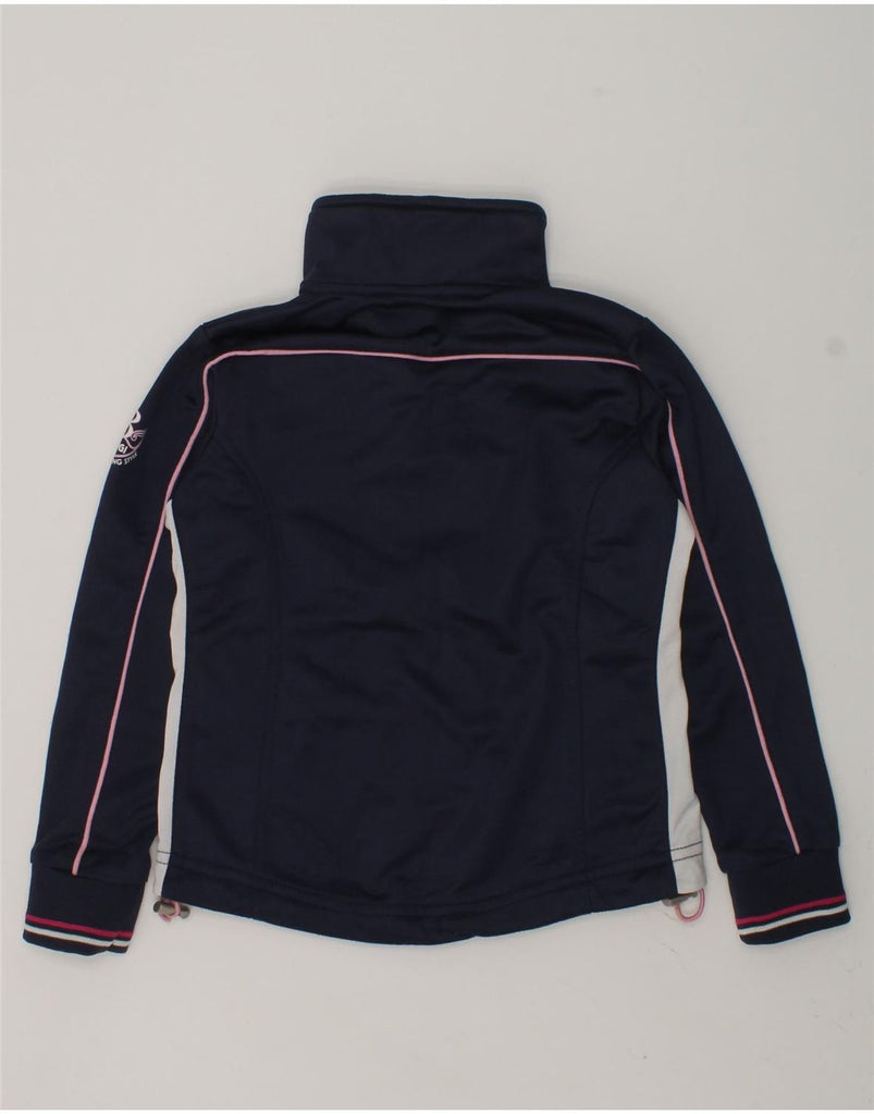 BRUGI Boys Tracksuit Top Jacket 4-5 Years Navy Blue Polyester | Vintage Brugi | Thrift | Second-Hand Brugi | Used Clothing | Messina Hembry 