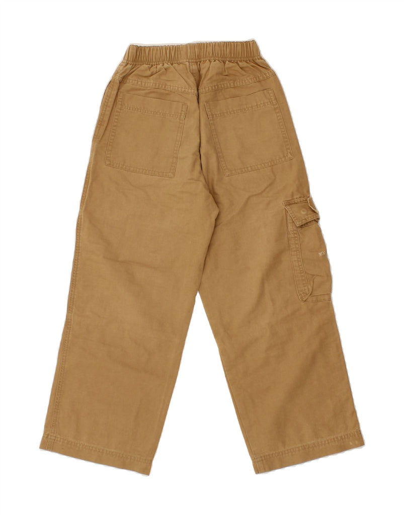 TIMBERLAND Boys Straight Cargo Trousers 7-8 Years W22 L22 Brown Cotton | Vintage Timberland | Thrift | Second-Hand Timberland | Used Clothing | Messina Hembry 