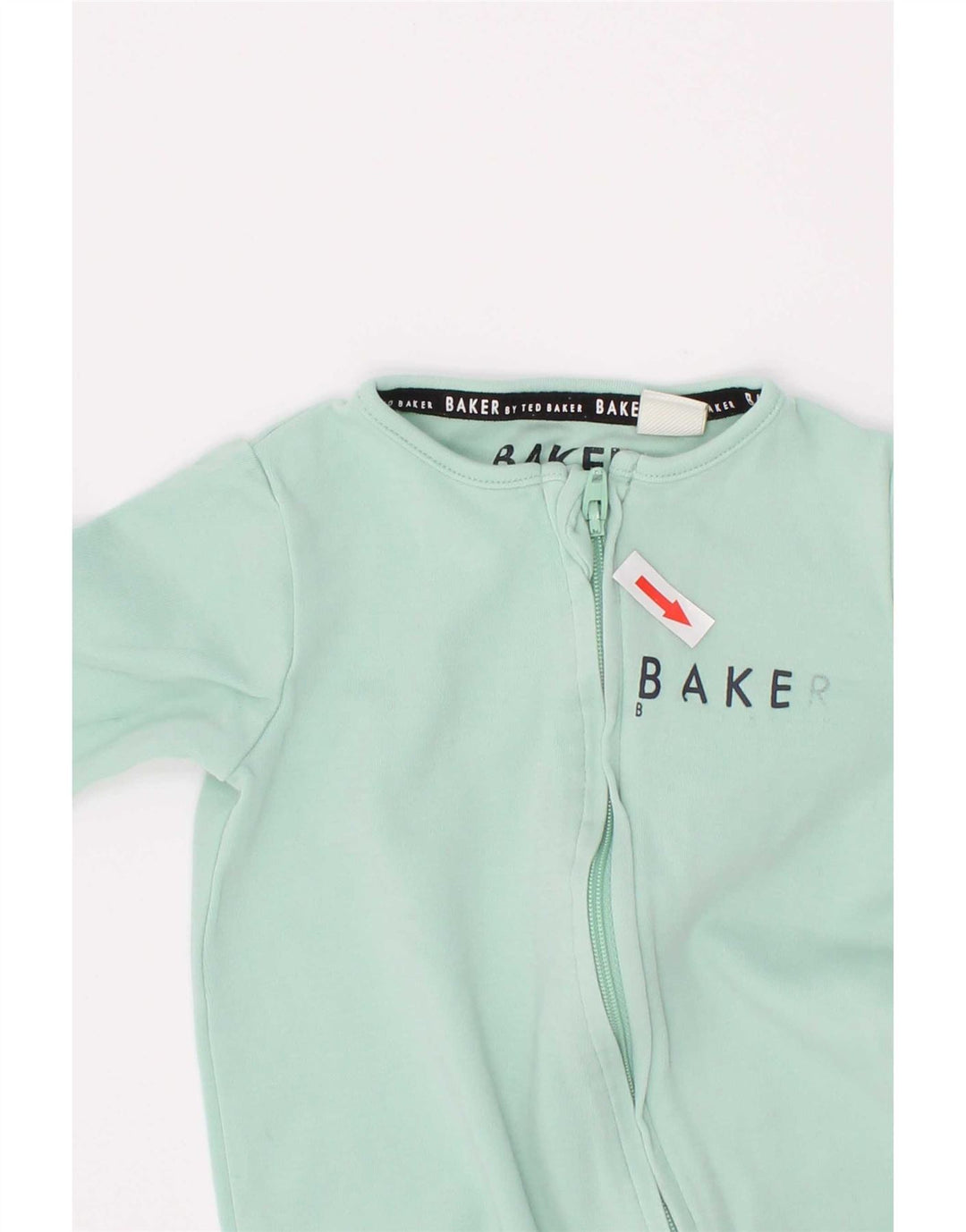 Ted Baker Baby Boys Graphic Long Sleeve Jumpsuit 3-6 Months Turquoise