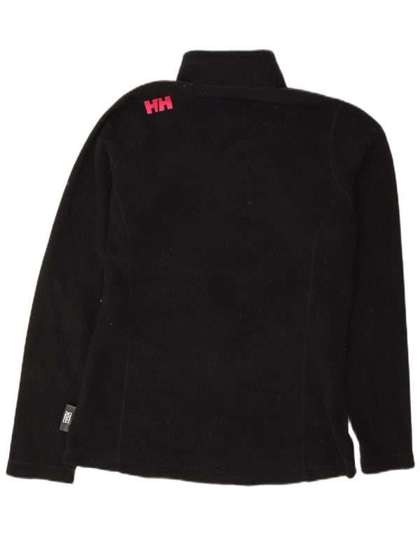 Helly Hansen Womens Fleece Jacket UK 16 Large Black Polyester