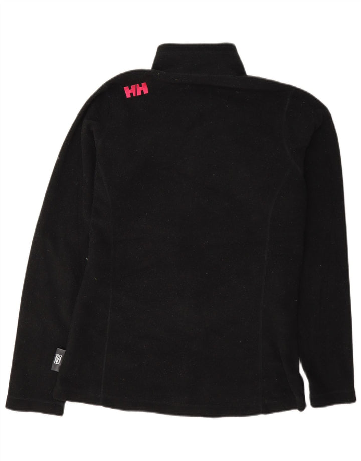 Helly Hansen Womens Fleece Jacket UK 16 Large Black Polyester