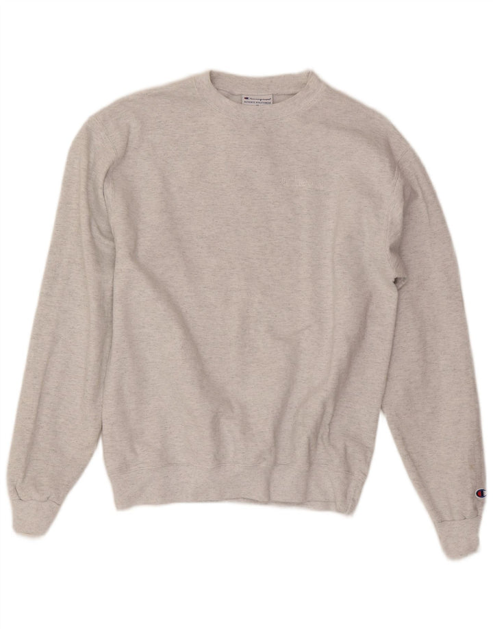 Champion Mens Sweatshirt Jumper Medium Grey Cotton