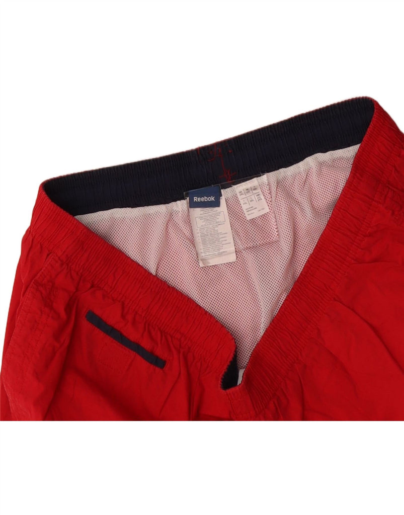 REEBOK Mens Swimming Shorts 2XL  Red Cotton Vintage Reebok and Second-Hand Reebok from Messina Hembry 