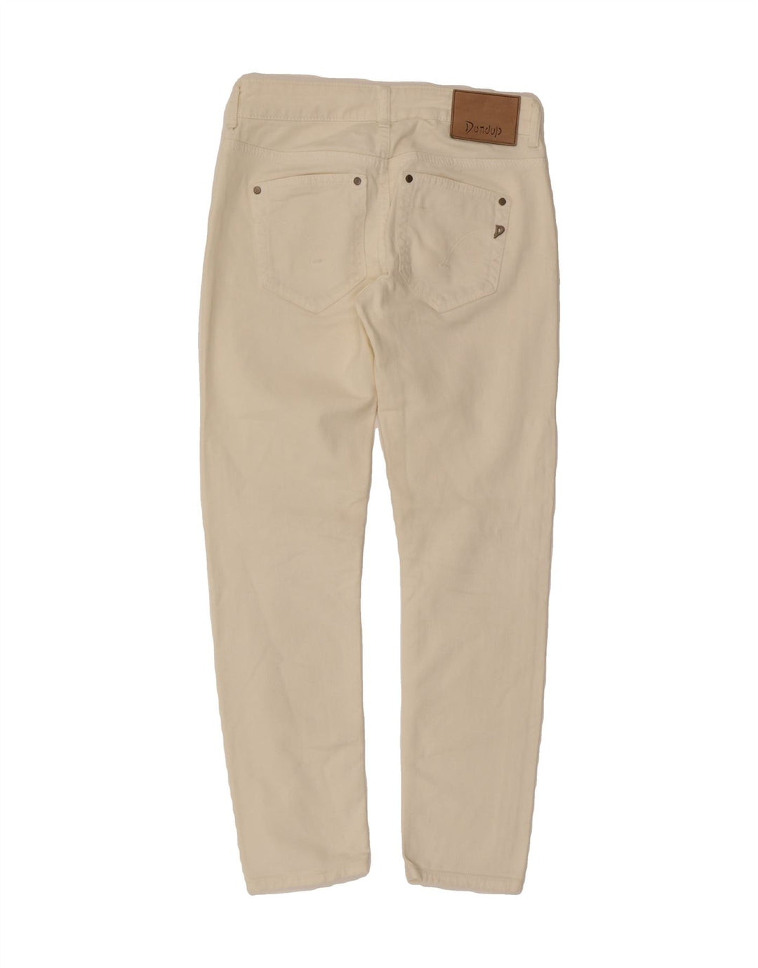 DONDUP Womens Slim Jeans W28 L26 White Cotton Vintage Dondup and Second-Hand Dondup from Messina Hembry 