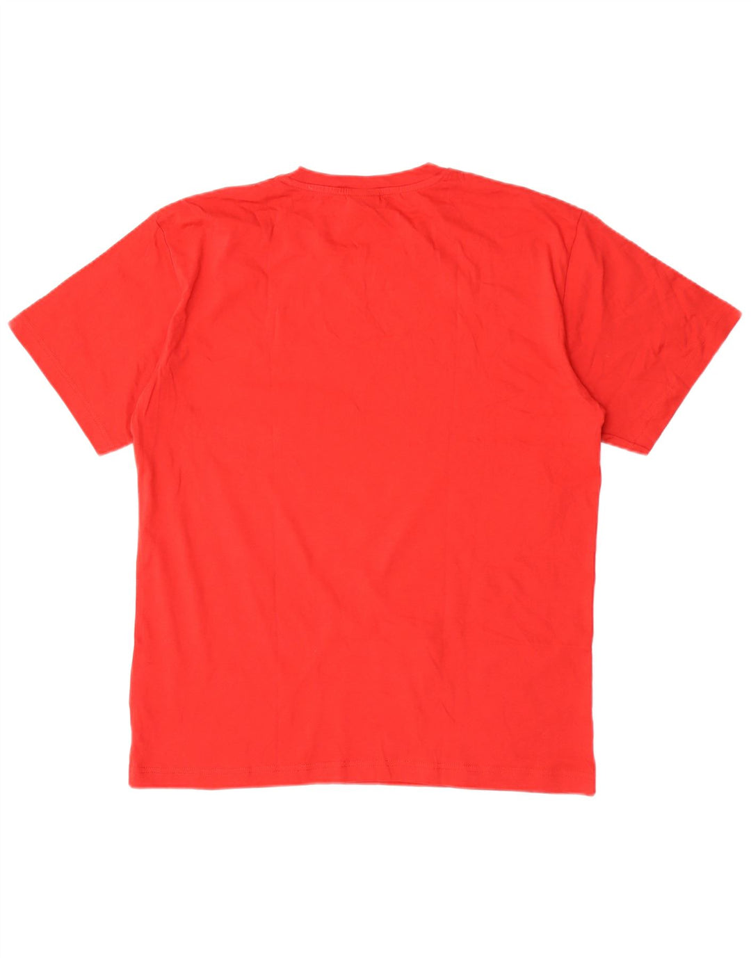 Lotto Mens T-Shirt Top XL Red Cotton