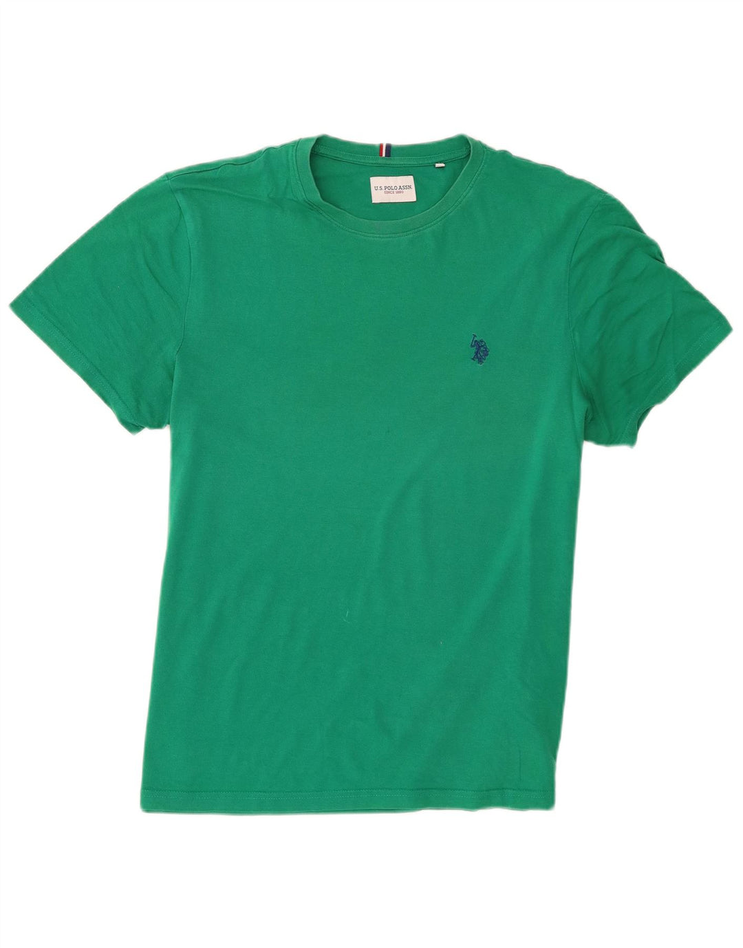 U.S. Polo Assn. Mens T-Shirt Top Medium Green Cotton