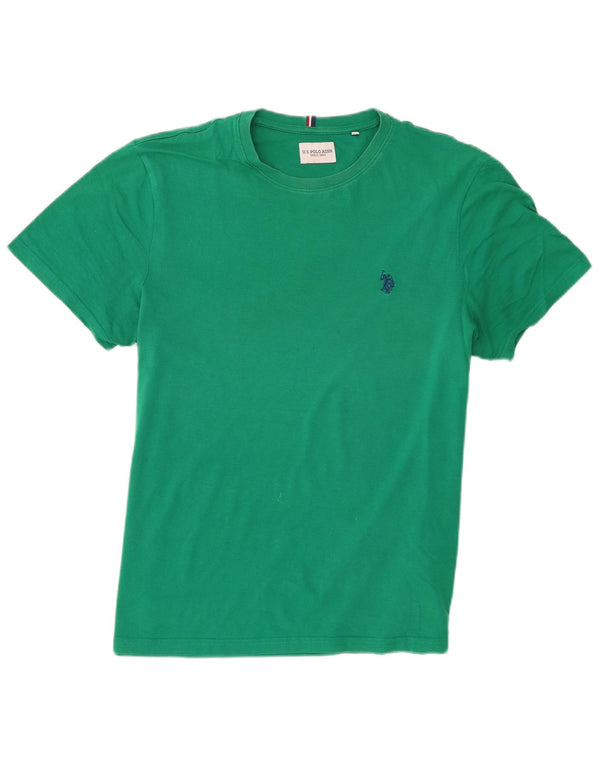 U.S. Polo Assn. Mens T-Shirt Top Medium Green Cotton