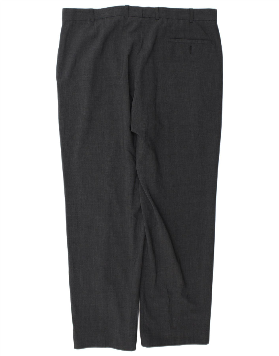 Marks & Spencer Mens Tailored Fit Suit Trousers W38 L31 Grey Polyester