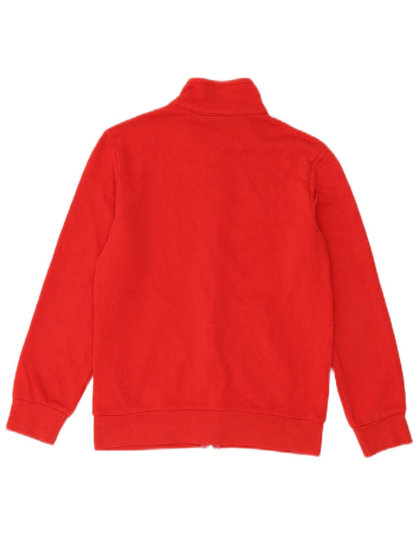 Champion Boys Graphic Tracksuit Top Jacket 9-10 Years Medium Red Cotton