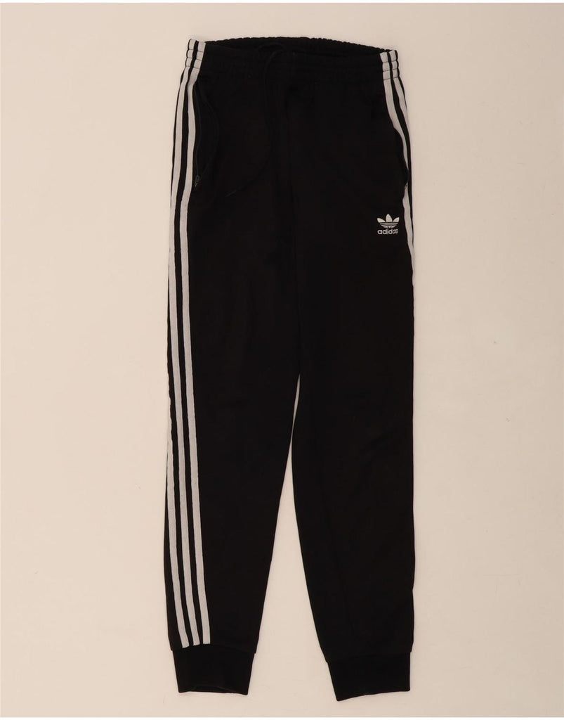 ADIDAS Mens Tracksuit Trousers Joggers Small  Black Polyester Vintage Adidas and Second-Hand Adidas from Messina Hembry 