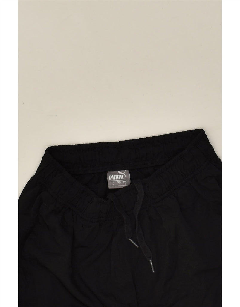 PUMA Mens Sport Shorts Small Black Polyester | Vintage Puma | Thrift | Second-Hand Puma | Used Clothing | Messina Hembry 