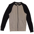 Zara Mens Tracksuit Top Jacket Small Grey Colourblock Cotton