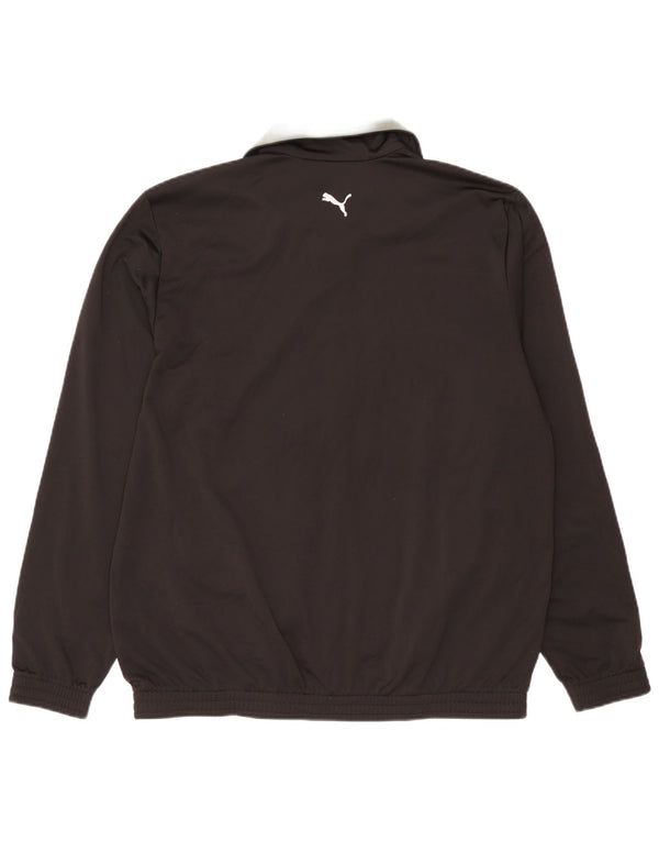 Puma Mens Tracksuit Top Jacket XL Black Colourblock Polyester