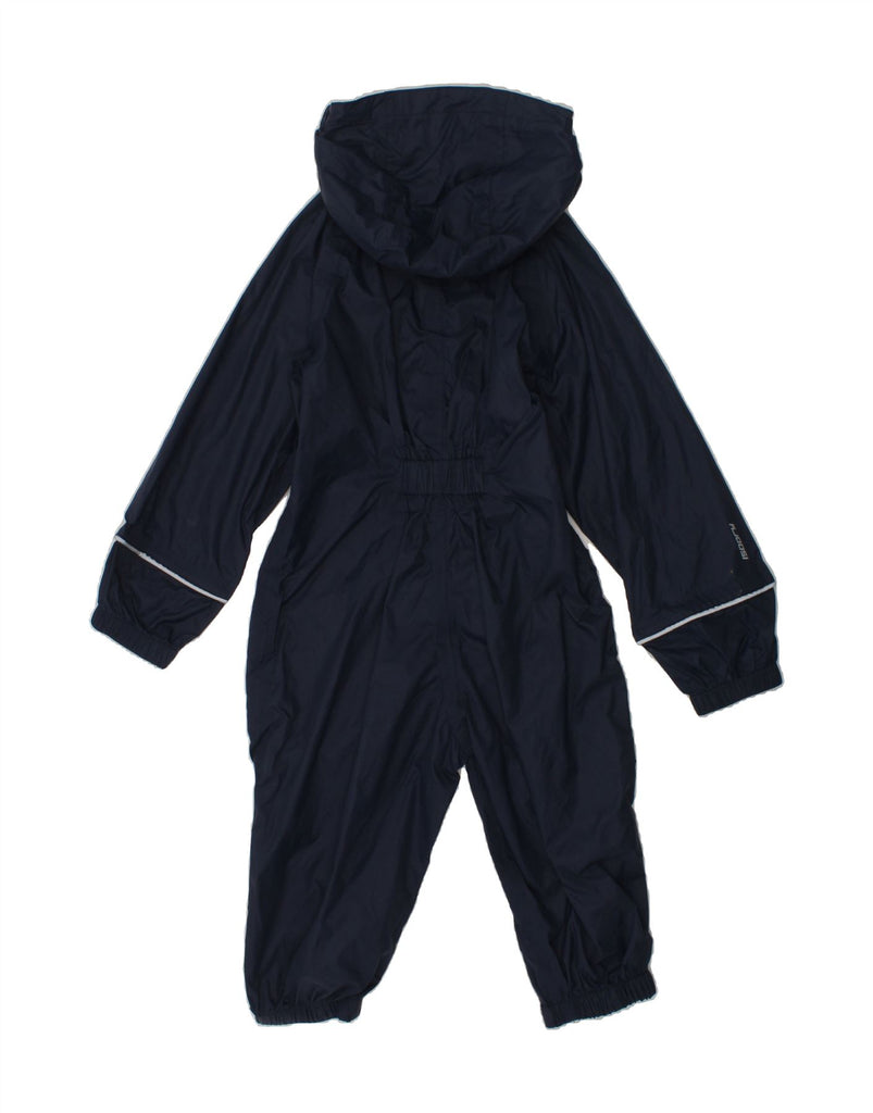 MOUNTAIN WAREHOUSE Boys Hooded Jumpsuit 3-4 Years Navy Blue Nylon | Vintage Mountain Warehouse | Thrift | Second-Hand Mountain Warehouse | Used Clothing | Messina Hembry 