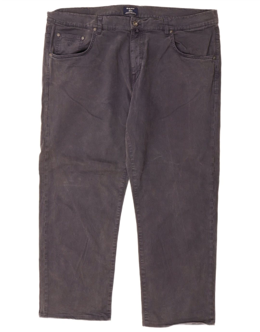 Gant Mens Straight Jeans W42 L28 Navy Blue Cotton