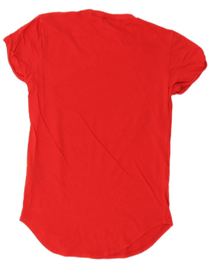G-Star Mens T-Shirt Top Small Red Cotton