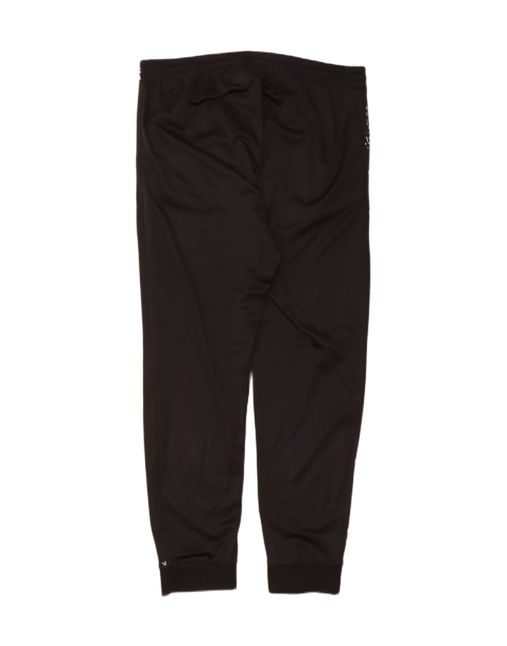 KAPPA Mens Graphic Tracksuit Trousers Joggers XL  Black Polyester Vintage Kappa and Second-Hand Kappa from Messina Hembry 