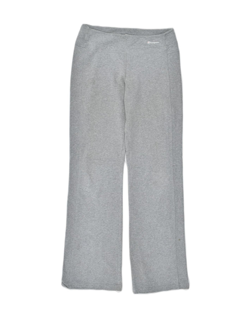 CHAMPION Womens Tracksuit Trousers UK 14 Large Grey Cotton | Vintage | Thrift | Second-Hand | Used Clothing | Messina Hembry 