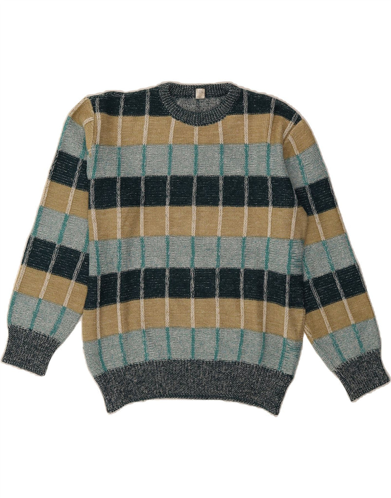 VINTAGE Mens Crew Neck Jumper Sweater IT 52 Large Multicoloured Vintage Vintage and Second-Hand Vintage from Messina Hembry 